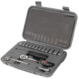 DUGÓKULCS KÉSZLET - 1/4" 4-13MM - 16 DB
