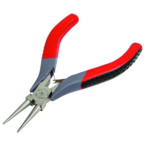 GUMÍROZOTT NYELŰ KEREK CSŐRŰ MŰSZERÉSZ-FOGÓ - 120MM