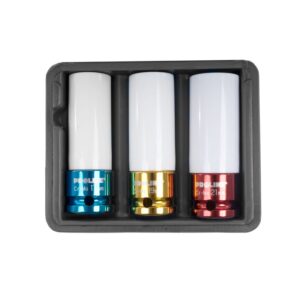 KERÉKANYA ÜTVE-DUGÓKULCS SZETT - 1/2" 17-19-21MM - 3 DB