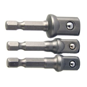 DUGÓKULCS BITADAPTER SZETT - 1/2",3/8",1/4" - 3 DB