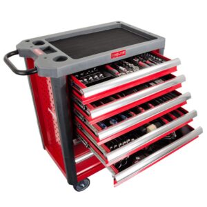 FELSZERELT SZERSZÁMKOCSI 706X450X950MM/7FIÓK - 211 DB
