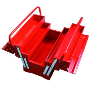 FÉM SZERSZÁMOSLÁDA KÉT KARRAL - 404X200X240MM/3REKESZ