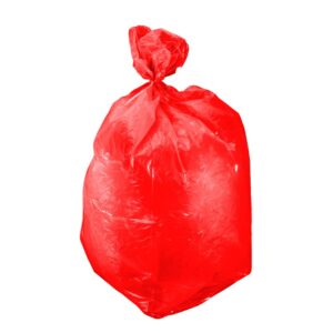 POLIETILÉN SZEMETES ZSÁK - 120L / PIROS, 10DB/CS