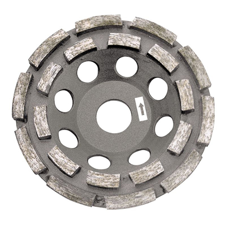 GYÉMÁNT DUPLA SZEGMENTÁLT CSISZOLÓTÁRCSA - 125MM - Image 2