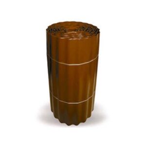 HULLÁMOS BETAKARÓ SZEGÉLY - 75CM / 30M / BARNA