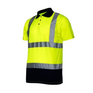 LÁTHATÓSÁGI GALLÉROS PÓLÓ / ZÖLD - 3XL