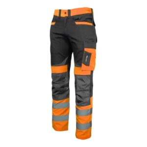 LÁTHATÓSÁGI NADRÁG, SLIM-FIT / NARANCSSÁRGA - M