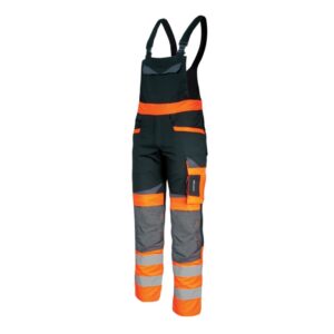 LÁTHATÓSÁGI KERTÉSZNADRÁG, SLIM-FIT / NARANCSSÁRGA - S