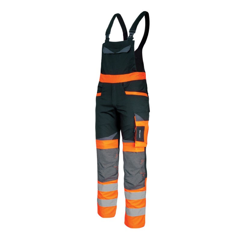LÁTHATÓSÁGI KERTÉSZNADRÁG, SLIM-FIT / NARANCSSÁRGA - XL