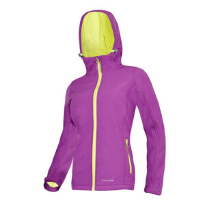 SOFT-SHELL KABÁT, KAPUCNIS (NŐI) / LILA - 3XL