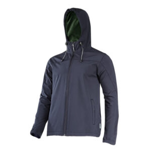 SOFT-SHELL KABÁT, KAPUCNIS / FEKETE - 2XL