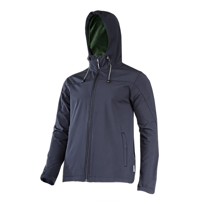 SOFT-SHELL KABÁT, KAPUCNIS / FEKETE - 2XL