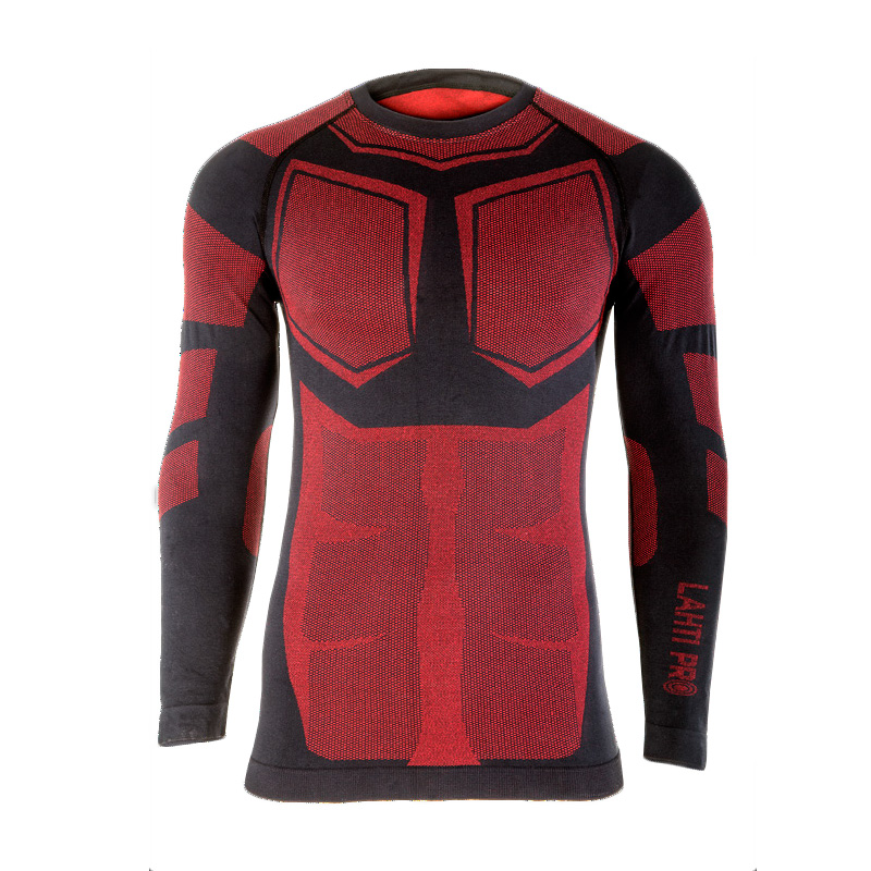 ALÁÖLTÖZŐ THERMO FELSŐ / FEKETE-PIROS - L/XL