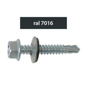 ÖNFÚRÓ LEMEZCSAVAR - RAL7016-HAMU - 4.8X20MM, 250DB/CS