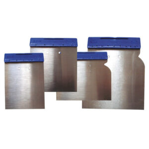 MŰANYAG NYELŰ FÉM SPATULA SZETT - 4 DB