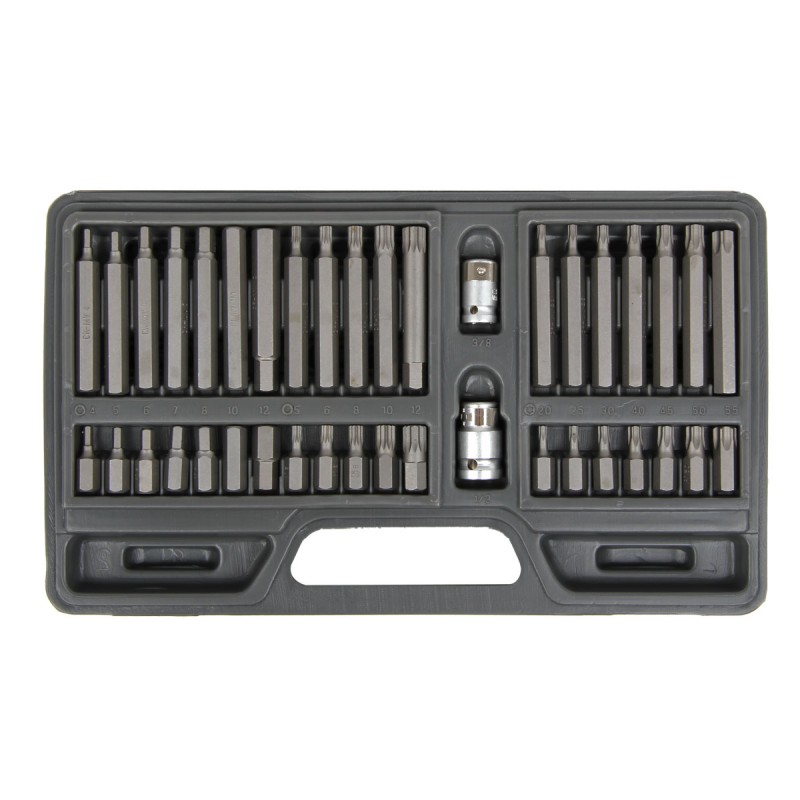 SPLINE/TORX/IMBUSZ BITFEJ SZETT - CR-VA-S2 - 40 DB