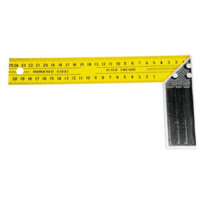 SZÍNES FÉM DERÉKSZÖGMÉRŐ - METRIKUS - 250MM