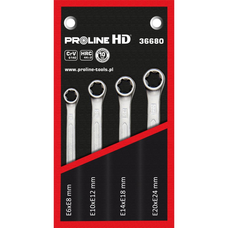 TORX CSILLAGKULCS SZETT - HD CR-VA E6-E24 - 4 DB