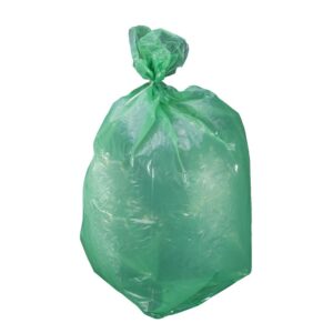POLIETILÉN SZEMETES ZSÁK - 120L / ZÖLD, 10DB/CS