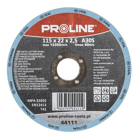 SÜLLYESZTETT CSISZOLÓKORONG - 115X6.0MM / A24R