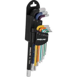 HOSSZÚ IMBUSZKULCS SZETT CR-VA S2 1.5-10MM - 9 DB