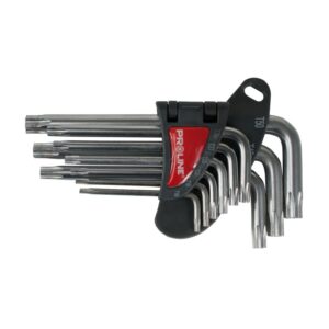 TORX IMBUSZKULCS SZETT - CR-VA T10-T50 - 9 DB