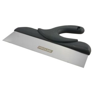 ÍVELT MŰANYAG NYELŰ INOX SPATULA - 350X95MM