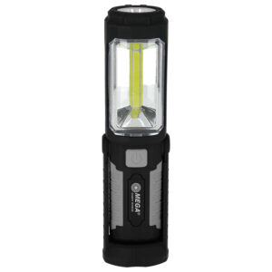 ÁLLVÁNYOS MÁGNESES MŰHELYLÁMPA -COB / 200LUMEN / 3XAAA