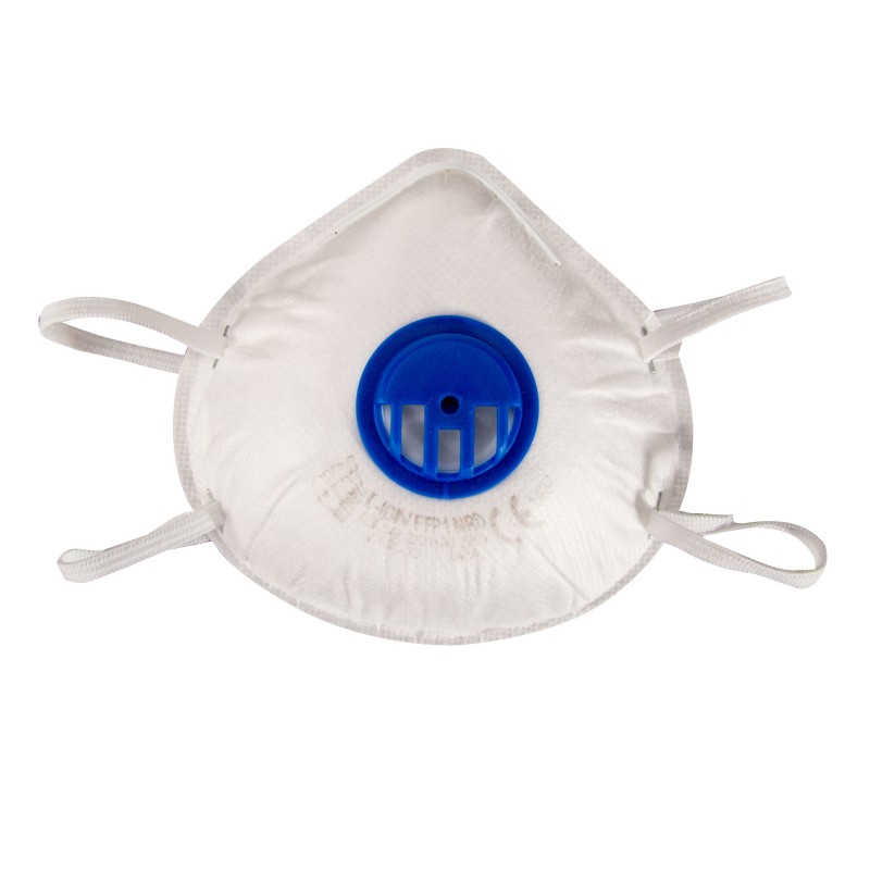 ERGONOMIKUS PORSZŰRŐ MASZK SZELEPPEL (FFP1), 3DB/CS