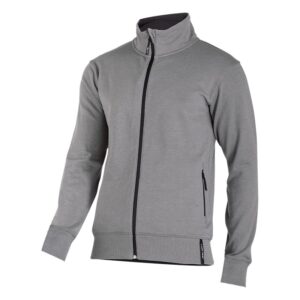 PULÓVER, CIPZÁROS / SZÜRKE - 2XL