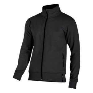 PULÓVER, CIPZÁROS / FEKETE - 2XL