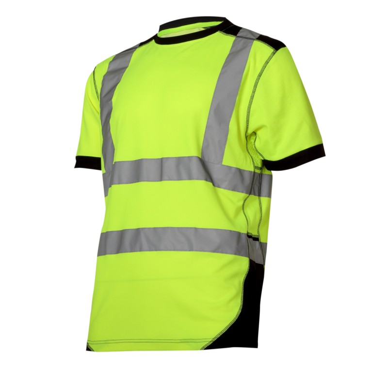 LÁTHATÓSÁGI PÓLÓ / ZÖLD-FEKETE - 3XL