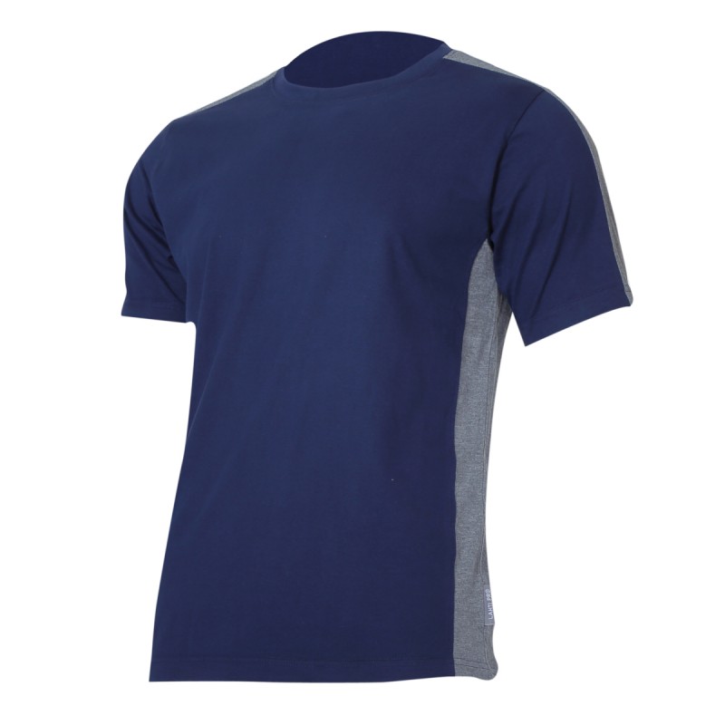 PAMUT PÓLÓ, TÖBBSZÍNŰ / KÉK-SZÜRKE - 2XL