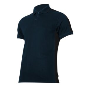 GALLÉROS PAMUT PÓLÓ, TÖBBSZÍNŰ / KÉK-FEKETE - 2XL