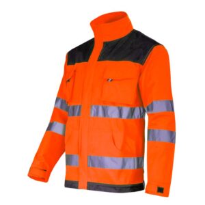 LÁTHATÓSÁGI KABÁT / NARANCSSÁRGA-FEKETE - 2XL