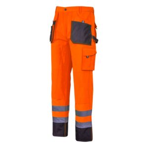 LÁTHATÓSÁGI NADRÁG / NARANCSSÁRGA-FEKETE - 2XL