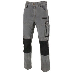 MUNKAVÉDELMI NADRÁG, SLIM-FIT FARMER, SZÜRKE - L