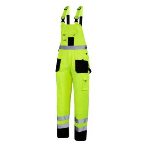 LÁTHATÓSÁGI KERTÉSZNADRÁG / ZÖLD-FEKETE - 2XL