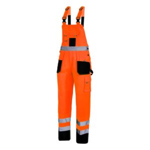 LÁTHATÓSÁGI KERTÉSZNADRÁG / NARANCSSÁRGA-FEKETE - 2XL
