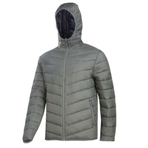 KÖNNYŰ SÚLYÚ STEPPELT KABÁT, ZSÁKOLHATÓ / ZÖLD - 2XL
