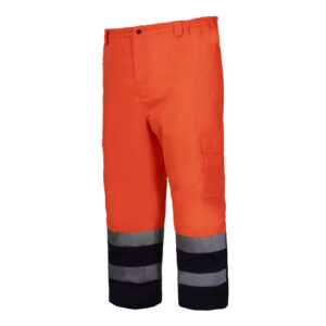 LÁTHATÓSÁGI NADRÁG, BÉLELT / NARANCSSÁRGA - 2XL