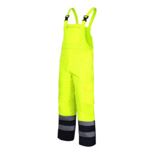 LÁTHATÓSÁGI KERTÉSZNADRÁG, BÉLELT / ZÖLD - 2XL
