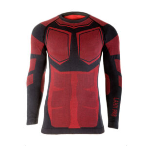 ALÁÖLTÖZŐ THERMO FELSŐ / FEKETE-PIROS - S/M