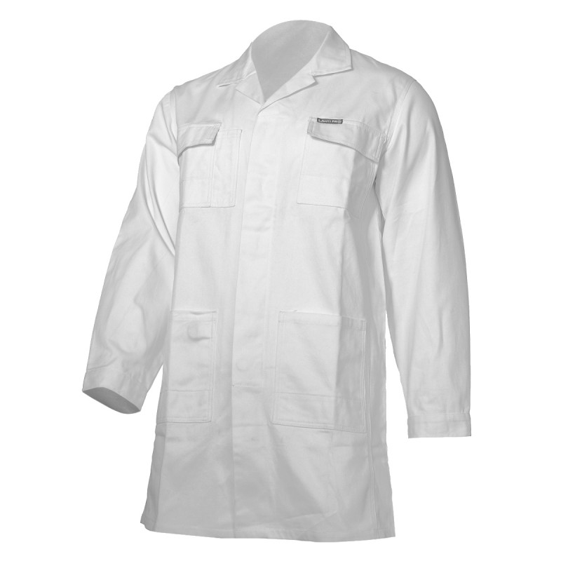 MUNKAKÖPENY, PAMUT / FEHÉR - 2XL