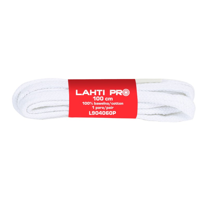 PAMUT FŰZŐ, LAPOS / FEHÉR - 100CM, 10DB/CS