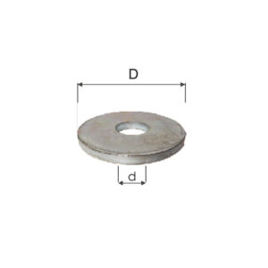 HORGANYZOTT SZÉLES ALÁTÉT - M24 (24.5/85.0MM), 10DB/CS