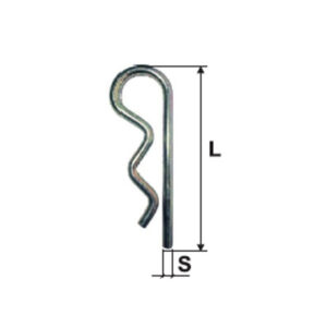RUGÓS BIZTOSÍTÓSZEG - 4.0MM / 80MM