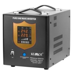SZINUSZOS SZÜNETMENTES TÁPEGYSÉG - 24V / 1400W / FEKETE